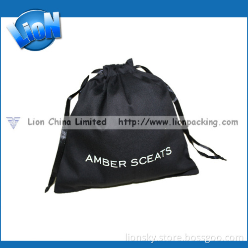 Small Cotton Gift Pouch with Ribbon String